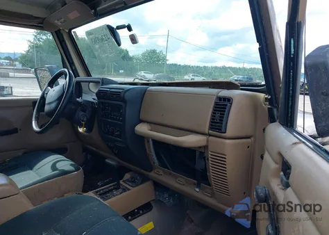 1999 Jeep Wrangler Sahara из США, поврежденный, VIN 1J4FY49S3XP407594